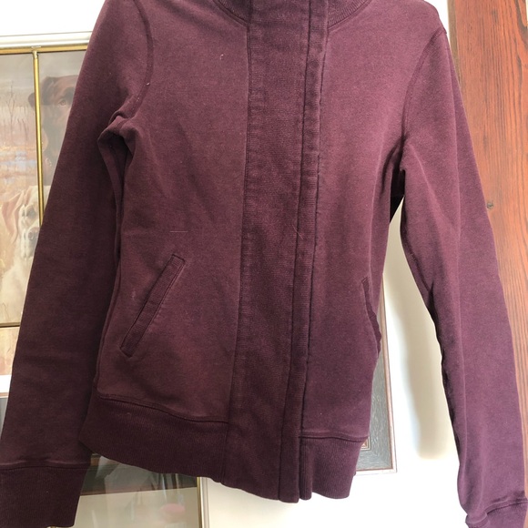 lululemon athletica Jackets & Blazers - Lululemon Athletica Deep Burgundy sweater